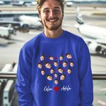 Personalized Funny Lover Face Photo Couple T-shirt Sweatshirt with Name Romantic Anniversary Birthday Gift for Him Her