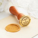 Personligt stämpelset för vaxförsegling med vintagemönster och handtag Vaxpärlor Vaxvärmare Sked och låda Festbröllopsgåva till brudgum som älskar hantverk