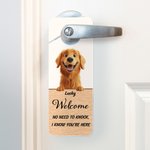 Gepersonaliseerde 3D Cartoon Kat Hond Huisdier Deurhanger met Naam en Tekst Deurknop Teken Verjaardag Kantoor Cadeau voor Huisdier Liefhebbers Eigenaren