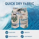 Short de plage à séchage rapide avec nom Cadeau de retraite personnalisé pour homme papa mari