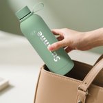 Personalized Balloon Sun Cherry Stainless Steel Insulated Water Bottle with Engraved Name Back to School Birthday Anniversary Gift for Friends Family