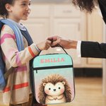 Personalisierte Cartoon Tiere Mehrfarbige Isolierte Lunch Tasche mit Namen Alltag Reisen Zurück zur Schule Geburtstag Geschenk für Jungen Mädchen