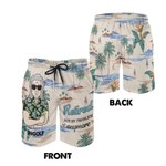 Short de plage à séchage rapide avec nom Cadeau de retraite personnalisé pour homme papa mari