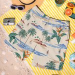 Short de plage à séchage rapide avec nom Cadeau de retraite personnalisé pour homme papa mari