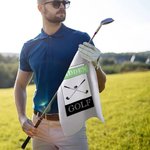 Personalisiertes klassisches schnelles trockenes Waffel-Sport-Golfhandtuch mit Namen und Karabiner-Clip Golf-Zubehör Geburtstagsgeschenk für Golfspieler