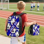 Personalizzato giochi a palla colorati zaino borsa pranzo astuccio portamatite con nome regalo di ritorno a scuola per gli studenti