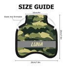 Henkilökohtainen Monivärinen Camouflage Design Hengittävä kana satula Protector nimi Pet Party lahja maanviljelijä lemmikkieläinten kana omistajille 8