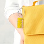 Personalizada Glitter Bolsa de equipaje Mochila acrílico etiqueta de nombre Accesorios de viaje Uso diario Regalo de cumpleaños para el viajero Estudiante