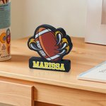 Impression 3D personnalisée Nom de la mascotte Plaque Esprit d'école Décoration de la chambre Cadeau de fin d'études pour étudiant