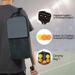 Personalisierte Bones Paw Prints 1-3 Gesicht Fotos Pickleball Paddel mit Namen Wettbewerb Tag Geburtstag Geschenk für Pickleball Spieler Pet Lover