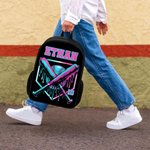Personalized Cool Ice Cream Dripping Baseball Backpack Lunch Bag Pencil Case Set with Name Set of 3 Back to School Birthday Game Day Gift for Students