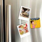 Personlig We Can Cook It Roligt ansiktsfoto Akryl kylskåpsmagnet med namn Heminredning Födelsedagspresent för matlagningsentusiaster
