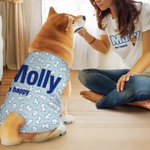 Set de bavoirs pour chien avec nom Cadeau d'anniversaire pour les amoureux des chiens.