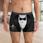 Boxer da uomo personalizzati con nome e data Regalo di anniversario di matrimonio per gli sposi