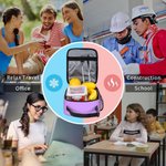Henkilökohtainen sarjakuva eläimet monivärinen eristetty lounas laukku nimi Daily Travel takaisin kouluun syntymäpäivälahja pojille tytöille