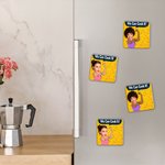 Personlig We Can Cook It Roligt ansiktsfoto Akryl kylskåpsmagnet med namn Heminredning Födelsedagspresent för matlagningsentusiaster