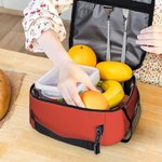 Henkilökohtainen sarjakuva eläimet monivärinen eristetty lounas laukku nimi Daily Travel takaisin kouluun syntymäpäivälahja pojille tytöille