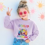 Personalised Gamepad Ink Splashing Design T-shirt Sweatshirt Hoodie with Name and Grade Back to School Birthday Gift for Boys Girls