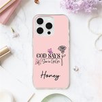 Etui de téléphone pour iPhone avec nom et titre Cadeau d'anniversaire pour jeunes femmes