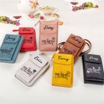 Personalized God Says She Is Crossbody Bag Wallet with Birth Flower Portable Travel Daily Use Birthday Anniversary Gift for Women