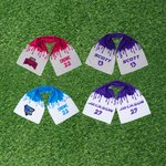 Serviette de bain rafraîchissante personnalisée avec nom et numéro Accessoire d'équipe Cadeau de jour de match pour les amateurs de sports de baseball, de football et de basket-ball