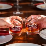 Personalised  Aged to Perfection 10 oz Old Fashioned Rock Whiskey Glass with Name Year and Age Anniversary Birthday Gift for Men Whiskey Lovers