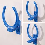 Herradura personalizada Soporte para sombreros multicolor con texto Decoración de pared Inauguración de la casa Regalo de cumpleaños para vaquero