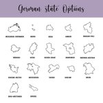Personlig födelsedagsblomma Jag saknar dig ansikte akryl hängande dekoration med namn och region heminredning födelsedag jubileumsgåva för vänner