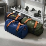 Nome ricamato personalizzato Borsone da viaggio impermeabile con scomparto per le scarpe e tracolla Accessori da viaggio Sport Palestra Regalo per gli uomini