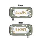 Personalized Cute Dinosaur Large Capacity Multi-compartment Stationery Pencil Case with Name Back to School Birthday Gift for Boys Girls