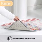 Alfombrilla antideslizante personalizada para bañera con nombre y texto Regalo de inauguración de la casa Cumpleaños para un amigo de la familia