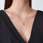 Spersonalizowany 1-8 Marquise Birthstones Naszyjnik Dainty Biżuteria Urodziny Dzień Matki Rocznica Prezent dla kobiet
