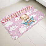Alfombrilla antideslizante personalizada para bañera con nombre y texto Regalo de inauguración de la casa Cumpleaños para un amigo de la familia
