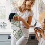Personalisierte Retro Französisch Toile De Jouy Waffel Geschirrtuch mit Initiale und Name Küche Dekoration Hochzeit Verlobung Geschenk für Newlyweds Paar
