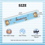 Personalized Beer Oktoberfest Bavaria Dirt-Resistant Table Runner with Text Table Decor Party Essentials Gift for Family Beer Lovers