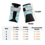 Gepersonaliseerde Multicolor Paw Print Non-Slip Hondenschoenen voor Hot Pavement met Naam Outdoor Accessoires Verjaardagscadeau voor Hondeneigenaren