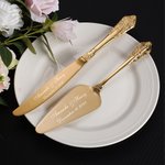 Custom Engraved Vintage Wedding Cake Knife | Rustic Wedding & Anniversary Gift for Bride and Groom with Box
