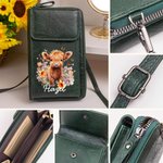 Sac à bandoulière en cuir PU avec nom Cadeau d'anniversaire de la fête des mères pour les femmes