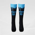 Calcetines de compresión suaves personalizados con nombre y número Accesorio de equipo Regalo para el día del partido para los amantes de los deportes de pelota 1