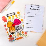 Clipboard A4 en acrylique avec texte Fournitures scolaires Cadeau de remerciement pour les enseignants