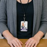 Personalized Cartoon Teacher Clipart Acrylic Classroom Pass with Name Lanyard Back to School Teacher's Day Appreciation Gift for Teacher