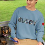 Personalized 1-9 Photos Collage Design Multicolor T-shirt Sweatshirt Hoodie with Name Birthday Anniversary Gift for Family Pet Lovers