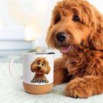 Tasse à café personnalisée en céramique avec nom pour l'utilisation quotidienne Cadeau d'anniversaire pour les amoureux des chiens et des animaux de compagnie