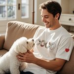 Personalized 1-9 Photos Collage Design Multicolor T-shirt Sweatshirt Hoodie with Name Birthday Anniversary Gift for Family Pet Lovers