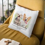 Personlig katt hund kjæledyr foto minne minne pute deksel med navn sofa sofa dekor sympati kjæledyr tap gave til kjæledyr elskere