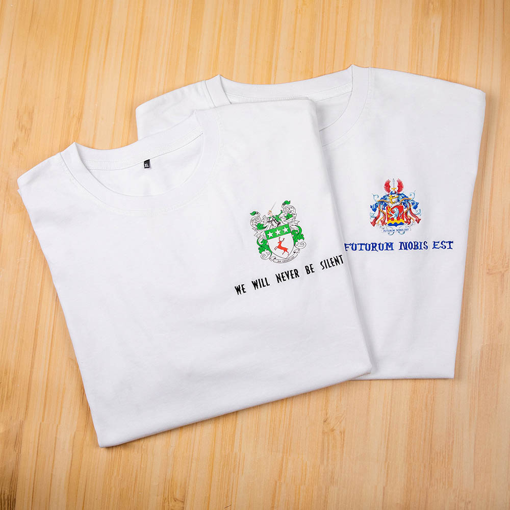 Personalisiertes T-Shirt mit eingraviertem Logo Unisex 100 Baumwolle