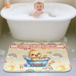 Alfombrilla antideslizante personalizada para bañera con nombre y texto Regalo de inauguración de la casa Cumpleaños para un amigo de la familia