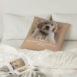 Personlig katt hund kjæledyr foto minne minne pute deksel med navn sofa sofa dekor sympati kjæledyr tap gave til kjæledyr elskere