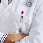 Personalized Cartoon Character Glitter Medical Portable LED Pen Light with Name Nurse Week Appreciation Birthday Gift for Doctor Nurse Medical Staff