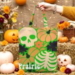 Personalisierte Mehrfarbige Kürbislaterne Geist Wiederverwendbare Tragetasche mit Namen Halloween Party Geschenk für Mädchen Damen